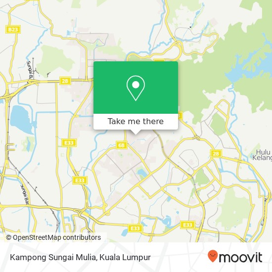 Peta Kampong Sungai Mulia