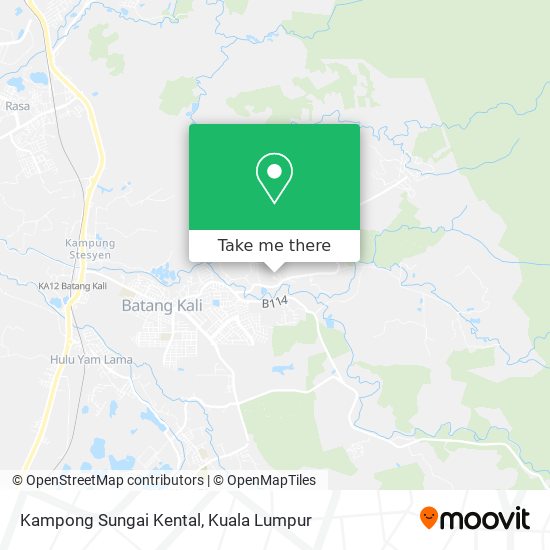 Kampong Sungai Kental map