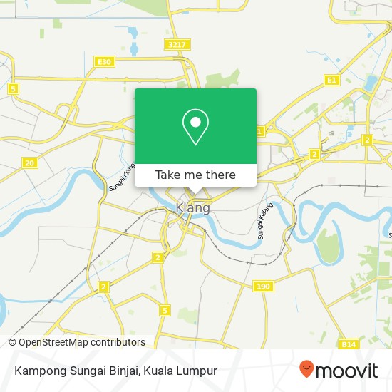 Kampong Sungai Binjai map