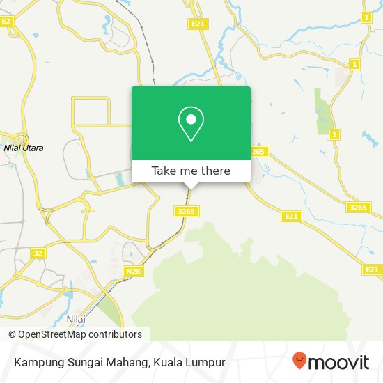 Peta Kampung Sungai Mahang