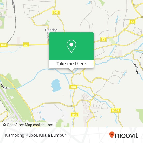 Kampong Kubor map