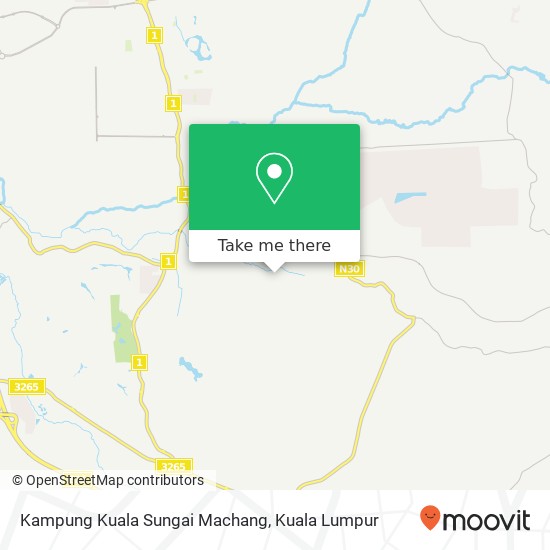 Kampung Kuala Sungai Machang map