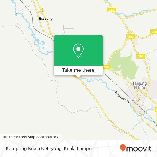 Peta Kampong Kuala Keteyong