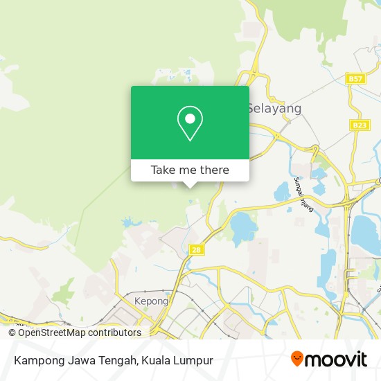 Kampong Jawa Tengah map