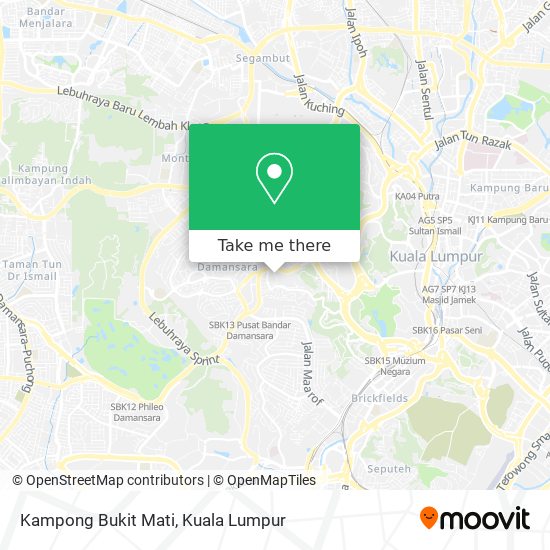 Kampong Bukit Mati map