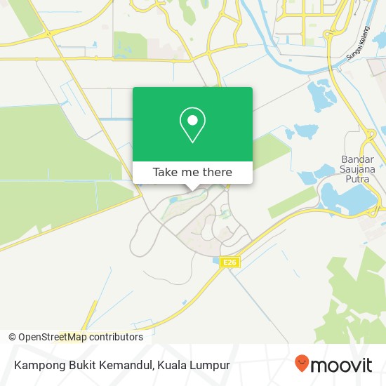 Kampong Bukit Kemandul map