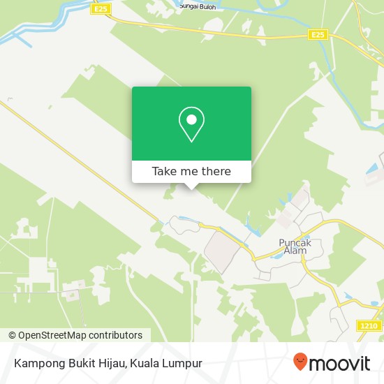 Kampong Bukit Hijau map