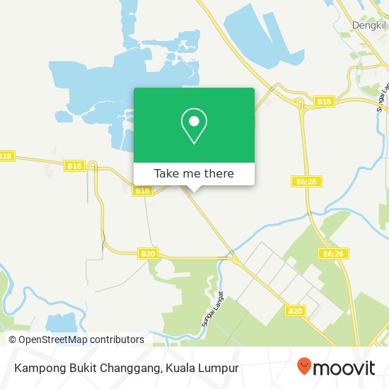 Kampong Bukit Changgang map