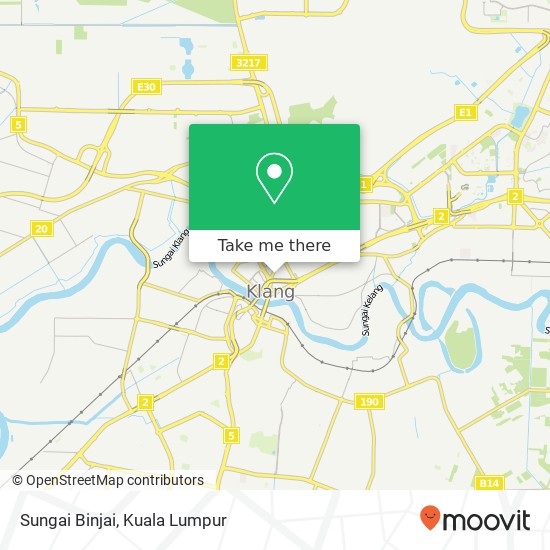 Sungai Binjai map