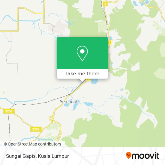 Sungai Gapis map