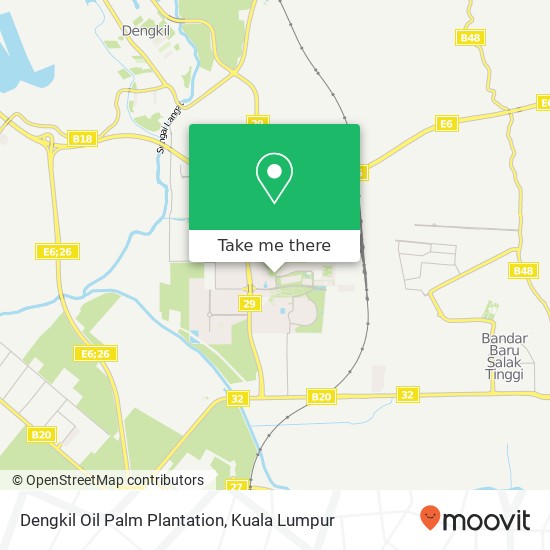 Dengkil Oil Palm Plantation map