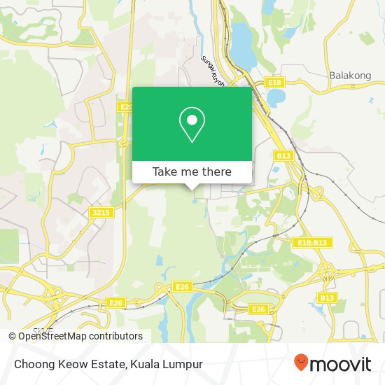 Choong Keow Estate map