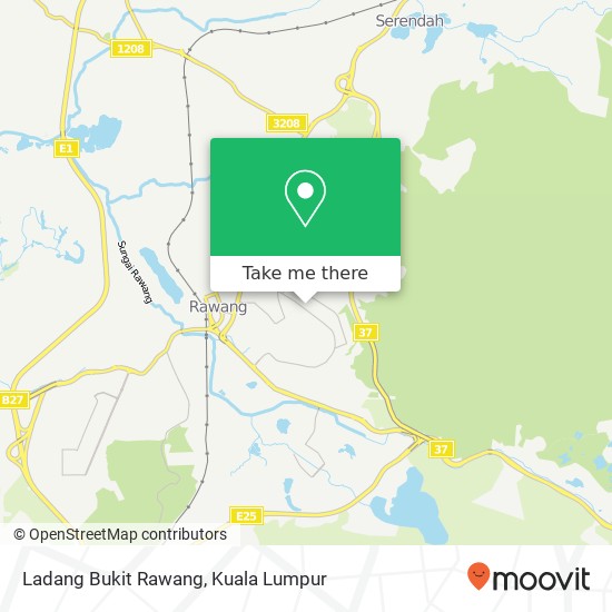 Ladang Bukit Rawang map