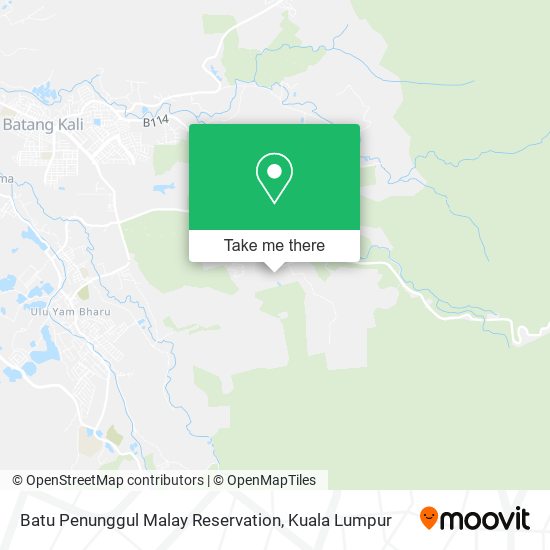 Peta Batu Penunggul Malay Reservation