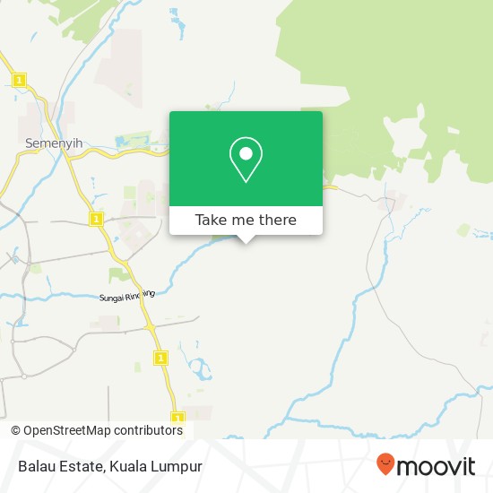 Balau Estate map
