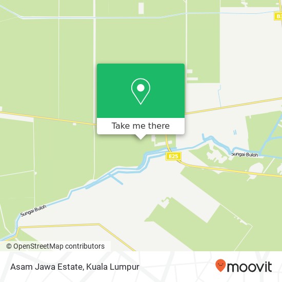 Peta Asam Jawa Estate