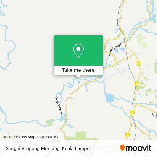 Sungai Ampang Merilang map