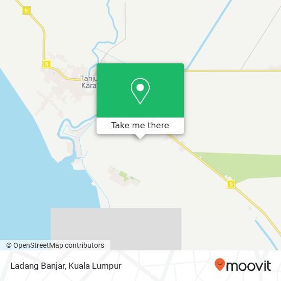 Ladang Banjar map