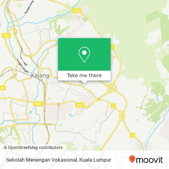 Sekolah Menengan Vokasional map