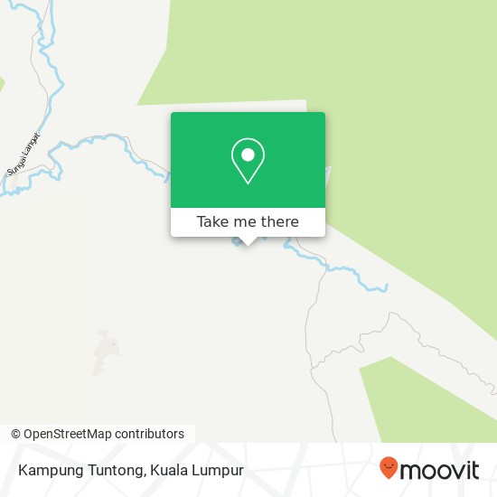 Kampung Tuntong map
