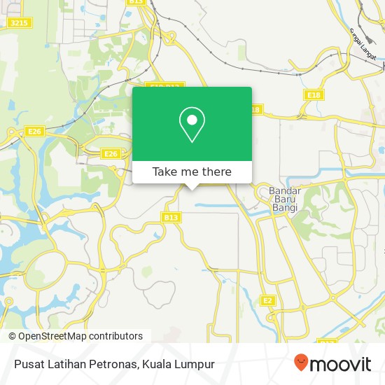 Pusat Latihan Petronas map