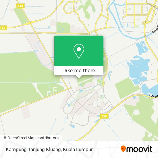 Peta Kampung Tanjung Kluang