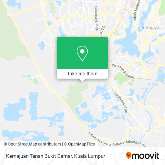 Kemajuan Tanah Bukit Damar map