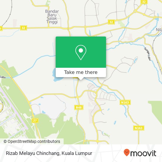 Rizab Melayu Chinchang map