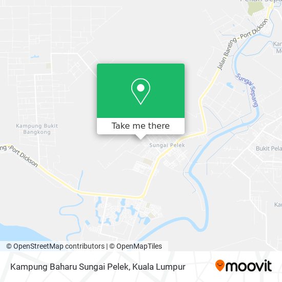 Kampung Baharu Sungai Pelek map