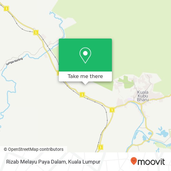 Rizab Melayu Paya Dalam map