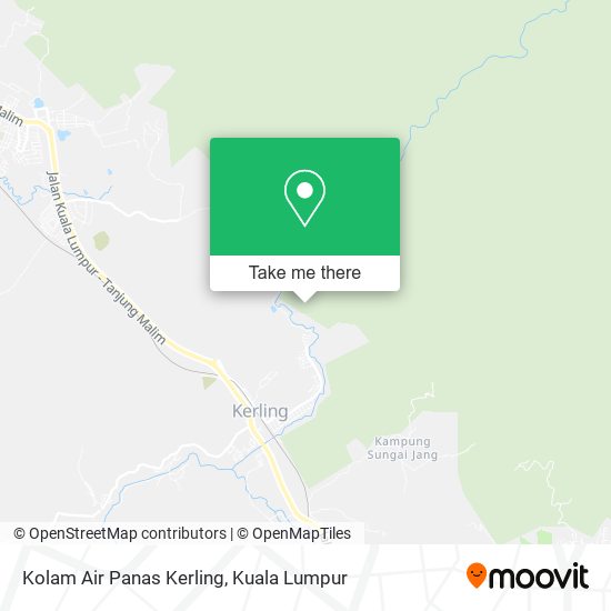 Kolam Air Panas Kerling map