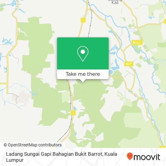 Peta Ladang Sungai Gapi Bahagian Bukit Barrot