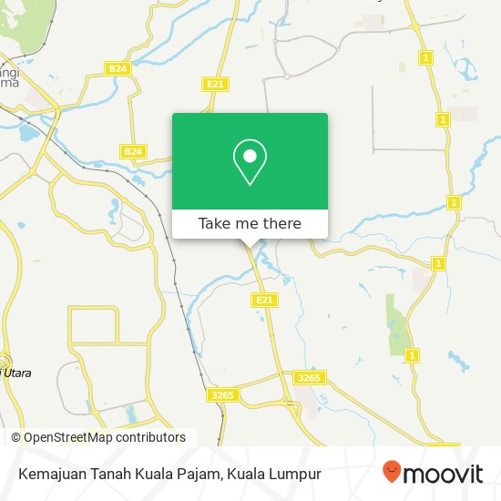 Kemajuan Tanah Kuala Pajam map