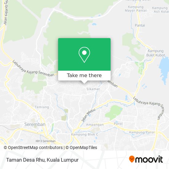 Peta Taman Desa Rhu