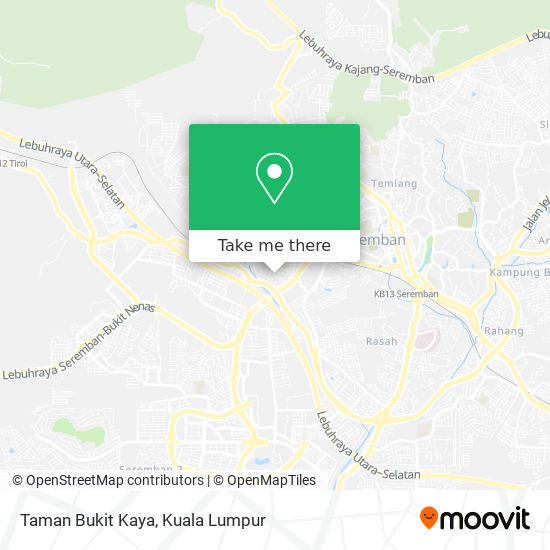 Peta Taman Bukit Kaya