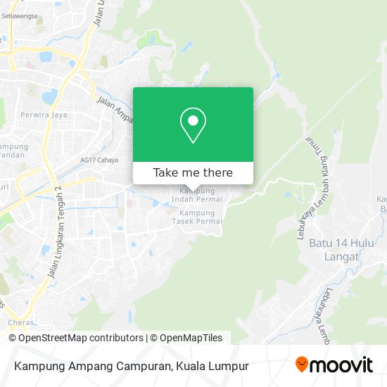 Peta Kampung Ampang Campuran