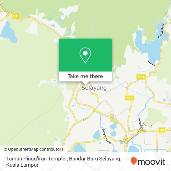 Taman Pingg'iran Templer, Bandar Baru Selayang map