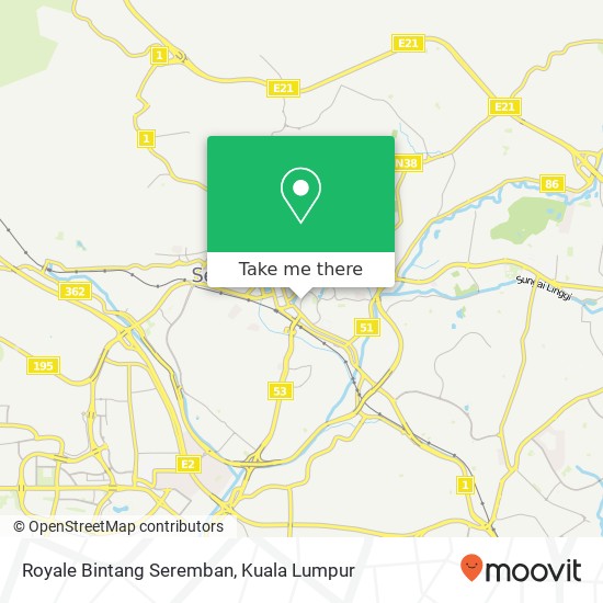 Royale Bintang Seremban map