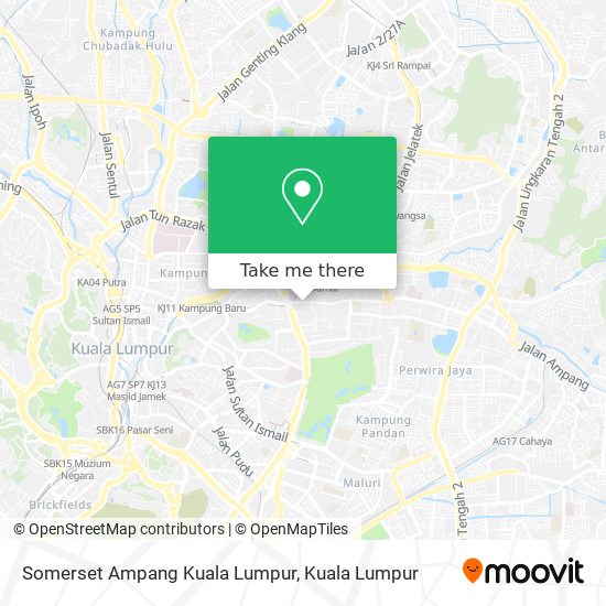 Somerset Ampang Kuala Lumpur map