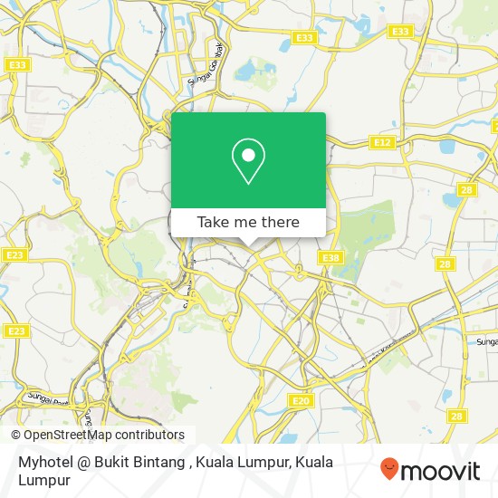 Myhotel @ Bukit Bintang , Kuala Lumpur map