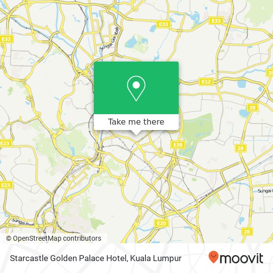 Starcastle Golden Palace Hotel map