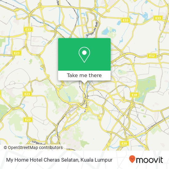 My Home Hotel Cheras Selatan map