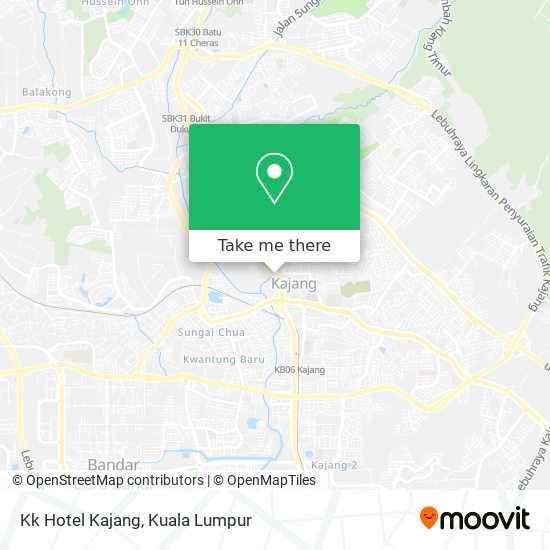 Kk Hotel Kajang map