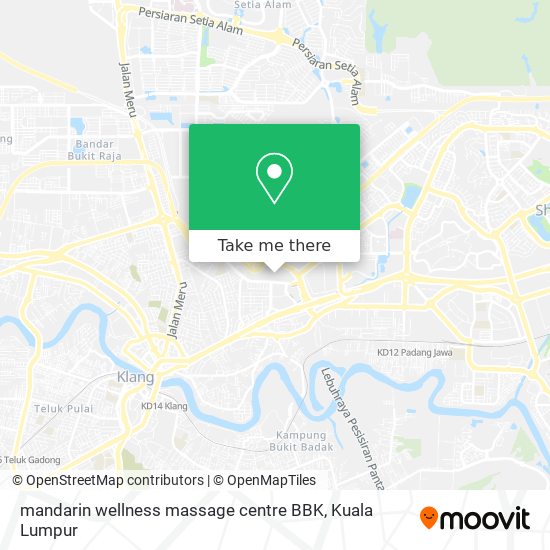 Peta mandarin wellness massage centre BBK