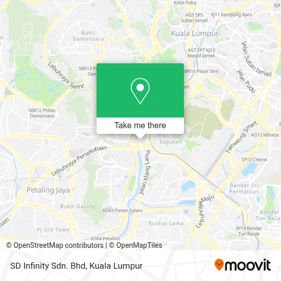 SD Infinity Sdn. Bhd map