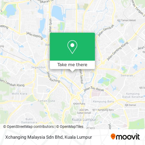Xchanging Malaysia Sdn Bhd map
