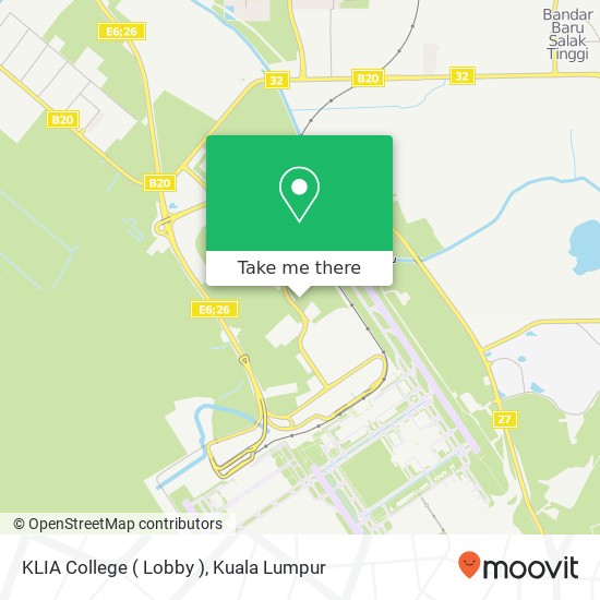 KLIA College ( Lobby ) map