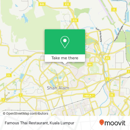 Famous Thai Restaurant map