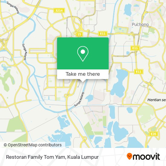 Peta Restoran Family Tom Yam