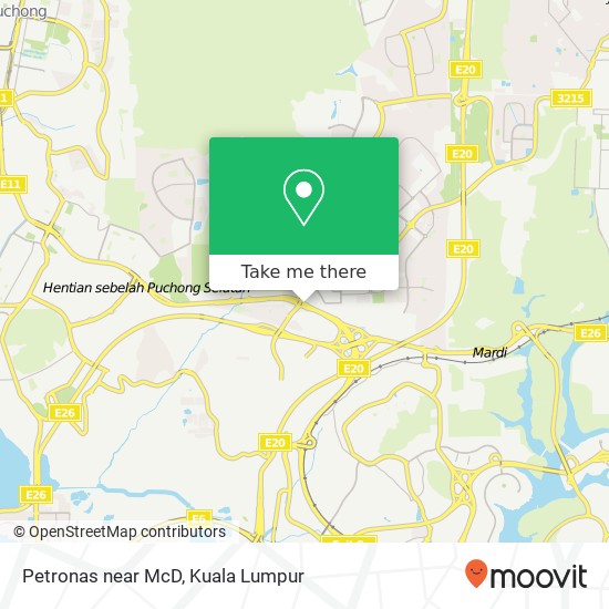Peta Petronas near McD